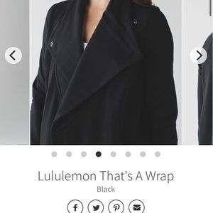 Lululemon that’s a wrap sweater